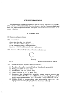 4-Vinylcyclohexene - IARC Monographs on the Evaluation of