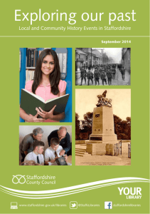 Exploring our past - Staffordshire County Council