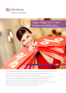 Supercharge Your Trade Promotions With Data