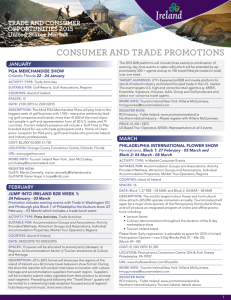 Consumer and Trade PromoTions