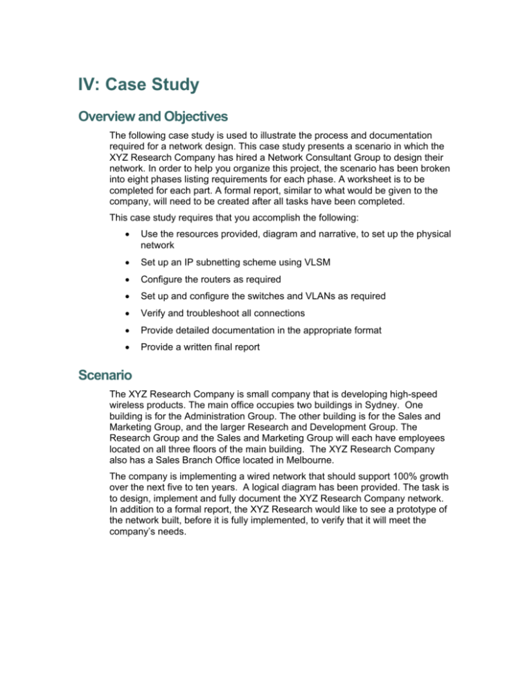 case study for iv therapy