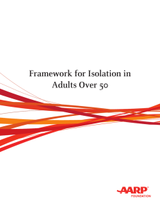 Framework for Isolation in Adults Over 50