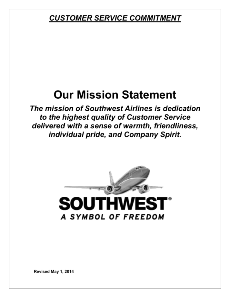 email southwest airlines customer service