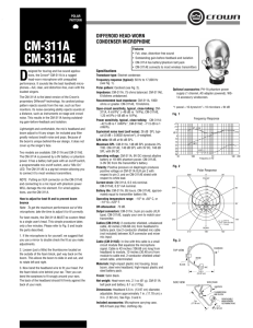 CM-311A CM-311AE