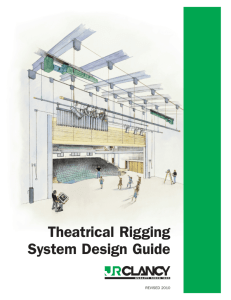 Theatrical Rigging System Design Guide