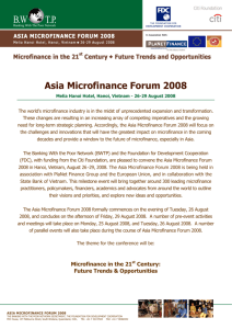 Asia Microfinance Forum 2008