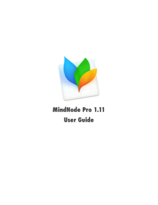 MindNode Pro 1.11 User Guide.pages