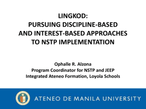Discipline-based approach