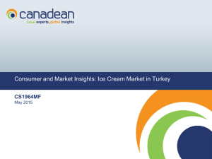 Consumer and Market Insights: Ice Cream