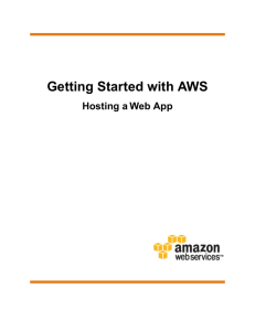 Getting Started with AWS Hosting a Web App