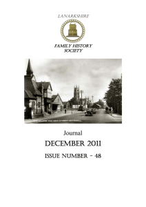 december 2011 - Lanarkshire Family History Society