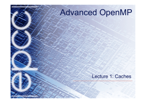 Advanced OpenMP