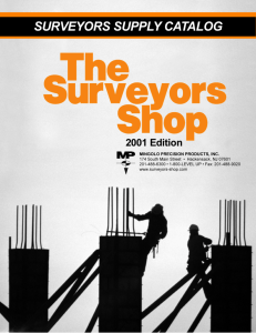 surveyors supply catalog - Iron Horse Advertising & Marketing