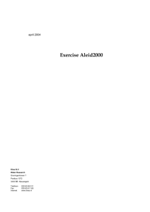 Exercise Aleid2000