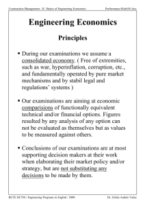 Basics of Engineering Economics