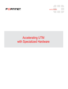 Accelerating UTM with Specialized Hardware