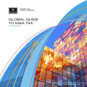 global guide to m&a tax