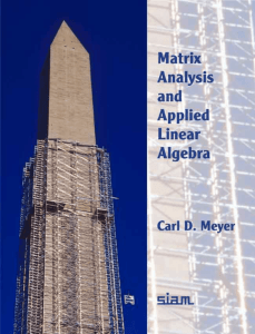 View the solutions manual - Matrix Analysis & Applied Linear Algebra