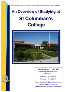 Overview-of-Studying - St Columban's College