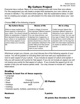 ENVIRONMENTAL ASPECTS AND IMPACTS RANKING