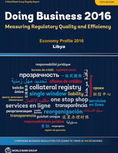 nomy Economy Profile 2016 Libya