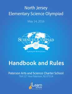 Handbook - Science Olympiad