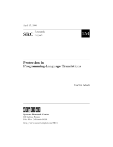 Protection in programming