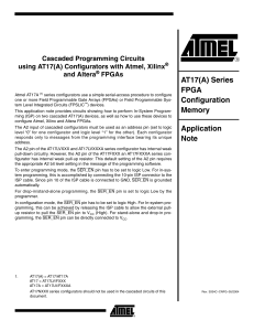Cascaded Circuits for Atmel, Altera and Xilinx FPGAs