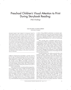 Preschool Children's Visual Attention to Print