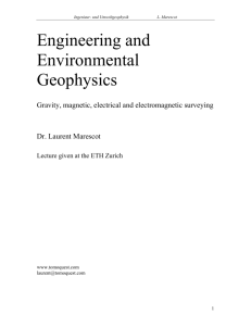 Engineering and Environmental Geophysics