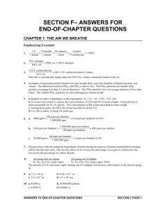 SECTION F– ANSWERS FOR END-OF