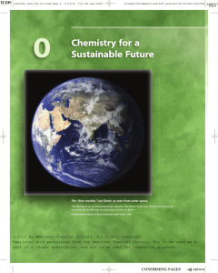 Chemistry for a Sustainable Future