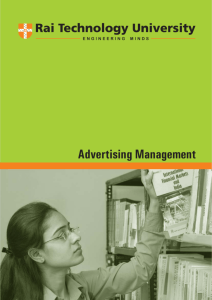Advertising Management - Department of Higher Education