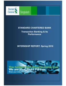 STANDARD CHARTERED BANK Transaction Banking