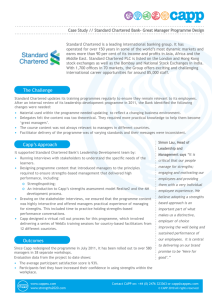 Case Study - Standard Chartered Bank - Great Manager
