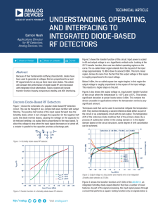 Understanding Operating and Interfacing to Integrated Diode