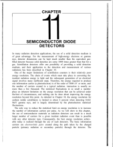 Chapter 11- Semiconductor Diode Detectors