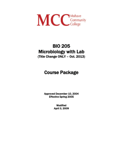 BIO 205 Microbiology with Lab Course Package