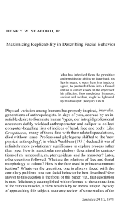 Maximizing Replicability in Describing Facial Behavior