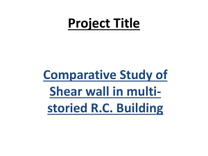 Shear Wall - Department of Civil Engineering