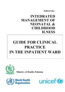 guide for clinical practice in the inpatient ward