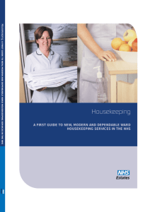 Housekeeping - Hospital Caterers Association