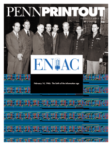 ENIAC Issue of Penn Printout