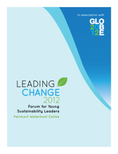 Forum for Young Sustainability Leaders