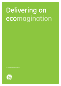 GE 2006 ecomagination Report: Delivering on ecomagination