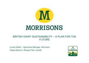 british dairy sustainability – a plan for the future