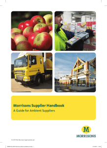 Morrisons Delivery Guidelines A4