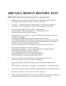 C:\NJCL2005\WORK\2005 NJCL ROMAN HISTORY TEST.wpd
