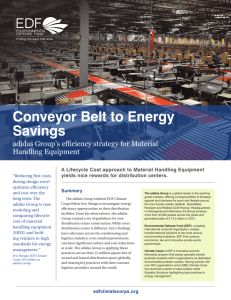 Conveyor Belt to Energy Savings