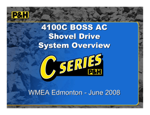 4100C BOSS AC Shovel Drive System Overview